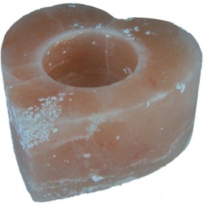 Large Heart Shaped Himalayan Candle Holder-900g