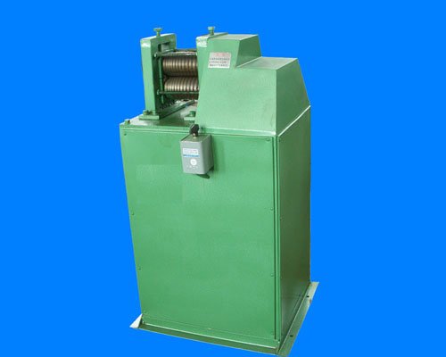 Metal wire end rolling machine